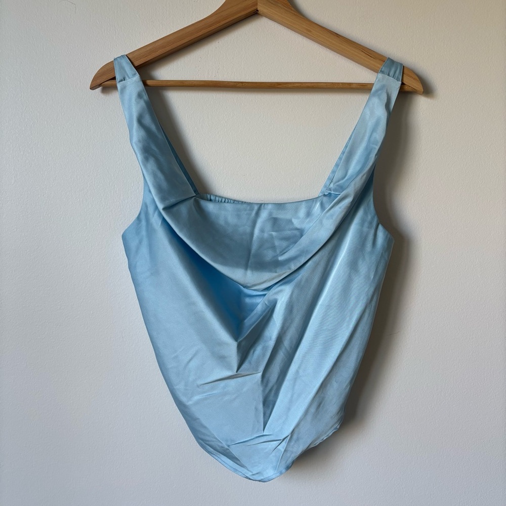 Abercrombie + Fitch Satin Cowl Top